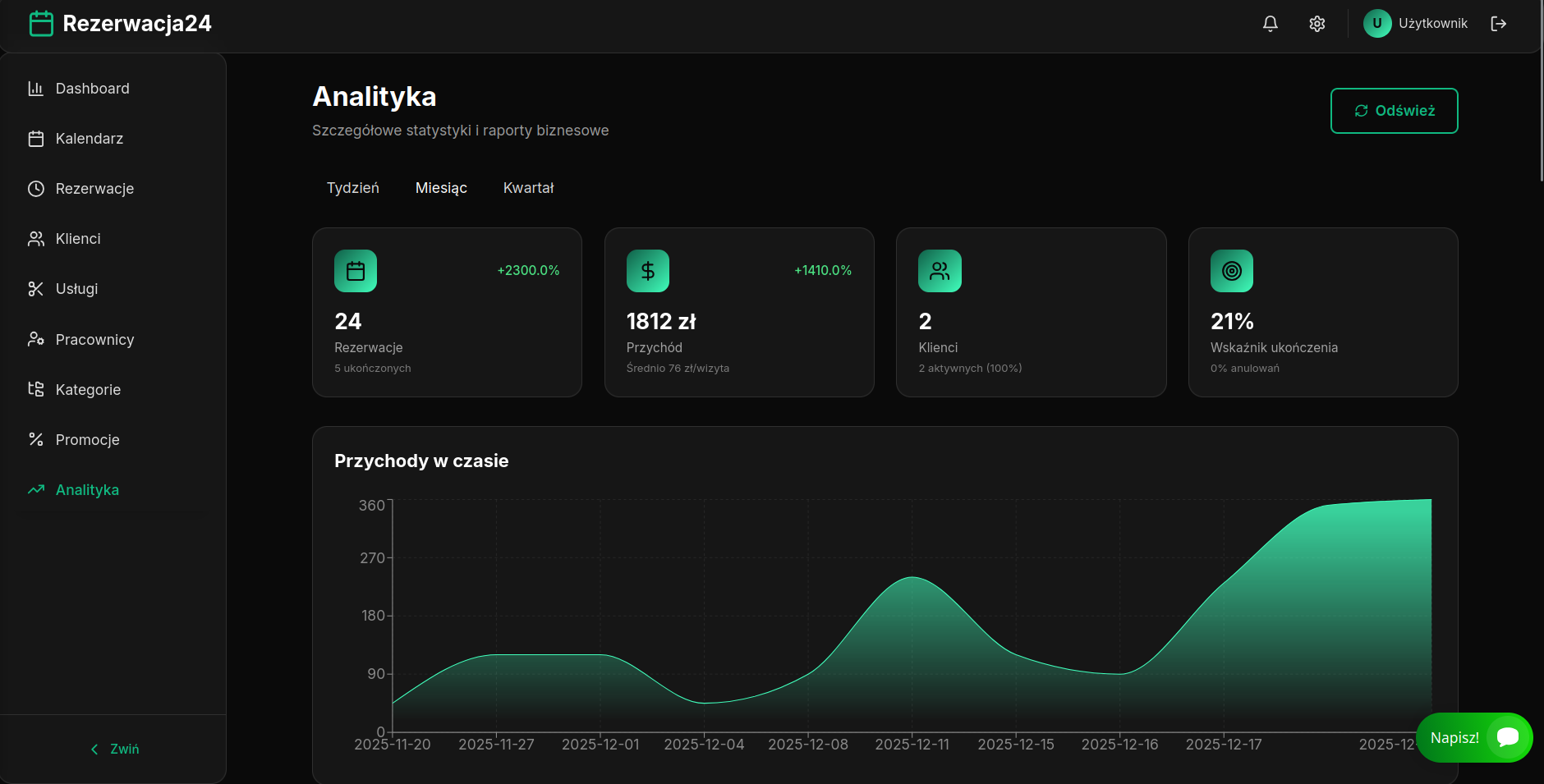 Zaawansowana Analityka - Screenshot 1