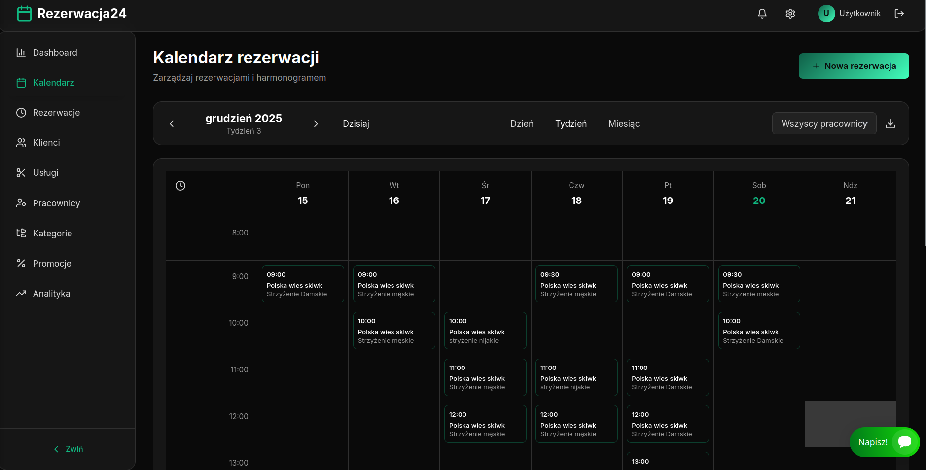 Inteligentny Kalendarz - Screenshot