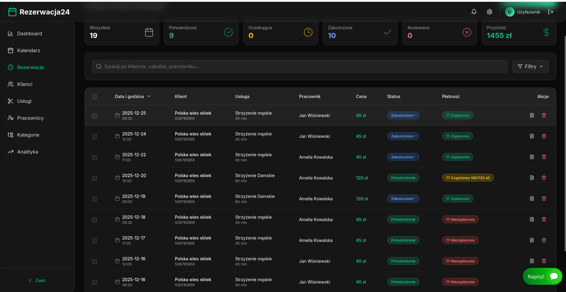 CRM Premium - Screenshot